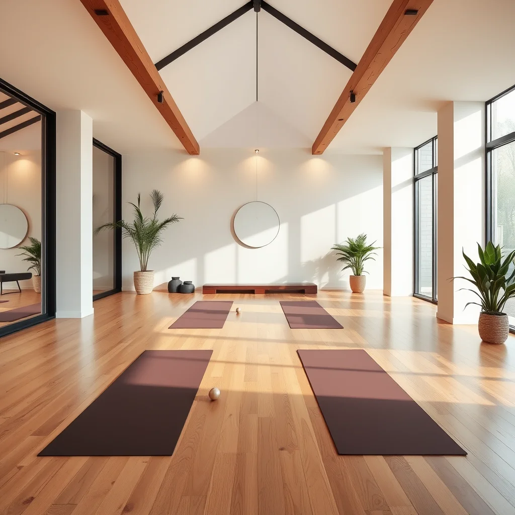 Yoga pose focused on core muscles
